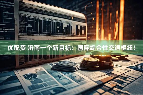 优配资 济南一个新目标：国际综合性交通枢纽！